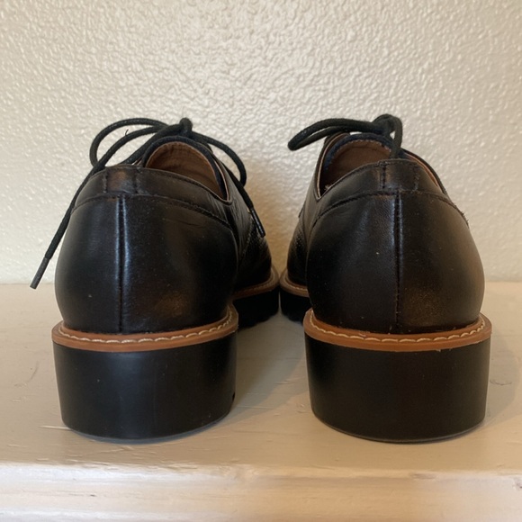 Black Lace Up Loafer - Picture 4 of 7